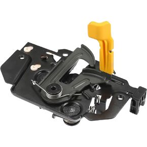 Front Bonnet Hood Locking Latch Compatible for Ford Fiesta 2008-2012, Durable Metal Plastic Black Car Front Bonnet