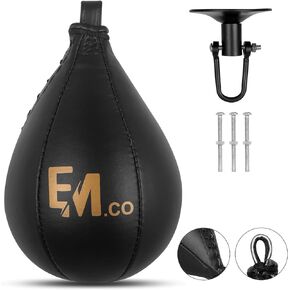 Heavy Duty Punching Bag for Boxing (Gold Black)