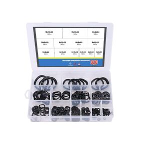 320Pcs Carbon Steel Compression Type M3-M31 Wavy Wave Crinkle Spring Washers Assortment Kit with Box