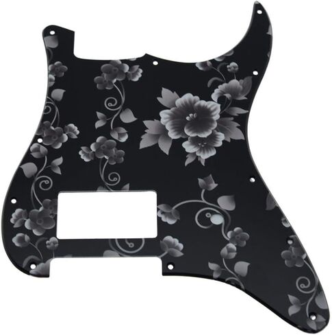 Dopro 11 Hole ST Strat Guitar 3D Printed plastic pickguard Scratch Plate for USA/Mexican FD Standard Strat Black/White Grid in Saudi Arabia