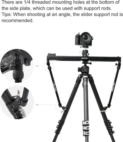 Accsoon Toprig Camera Slider Support Arm Stabilizer, Ajustable Tripod Support Arms for Increasing Stability in Aluminum Alloy, for Toprig S60 Slider - 2 Packs in Kuwait
