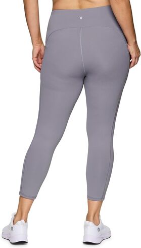 RBX Women's Squat Proof 7/8 Legging with Pockets, Quick Dry Running Leggings with Curved High Rise Waistband with Plus Sizes in Saudi Arabia