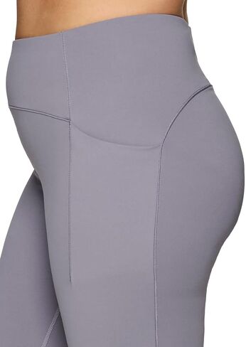 RBX Women's Squat Proof 7/8 Legging with Pockets, Quick Dry Running Leggings with Curved High Rise Waistband with Plus Sizes in Saudi Arabia