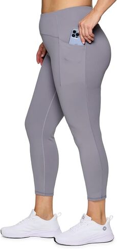 RBX Women's Squat Proof 7/8 Legging with Pockets, Quick Dry Running Leggings with Curved High Rise Waistband with Plus Sizes in Saudi Arabia