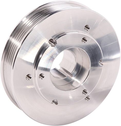 مجموعة بكرة أداء Underdrive BBK 15550 - ألومنيوم مُشكَّل بآلة CNC 8 أضلاع لشاحنة Ford F Series، Expedition 4.6L، 5.4L - 3 قطع in Kuwait