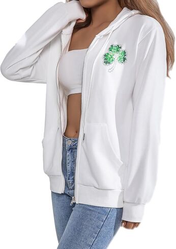 Teen Girls' Favorite: Waffle Knit Zip-Up Hoodie - Cozy and Cute in Saudi Arabia