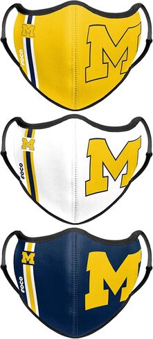 foco NCAA Sport 3 Pack Face Cover in Saudi Arabia
