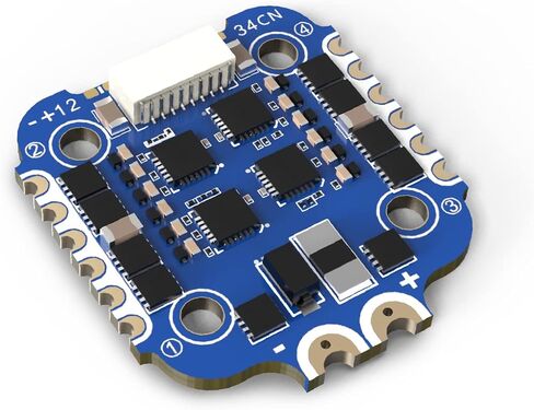 4 في 1 ESC، SpeedyBee 35A Mini ESC، 2-6S BLHeli_S وحدة تحكم السرعة الإلكترونية اللاسلكية تدعم DSHOT300/600 لطائرة FPV بدون طيار، فتحة تثبيت 20 × 20 مم in Saudi Arabia