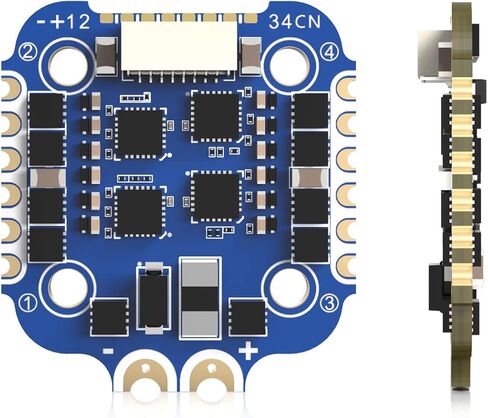 4 في 1 ESC، SpeedyBee 35A Mini ESC، 2-6S BLHeli_S وحدة تحكم السرعة الإلكترونية اللاسلكية تدعم DSHOT300/600 لطائرة FPV بدون طيار، فتحة تثبيت 20 × 20 مم in Saudi Arabia