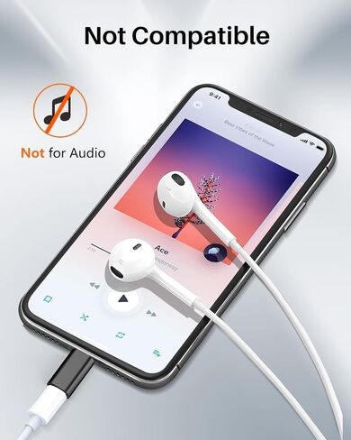 [MFi Certified]2Pack USB C to Lightning Adapter,Lightning Male to USB C Female Adapter with 27W PD Fast Charging for iPhone 14/13/12/11/SE/Pro Max Mini, iPad,Support Data Transfer,Not for Audio/OTG in Saudi Arabia
