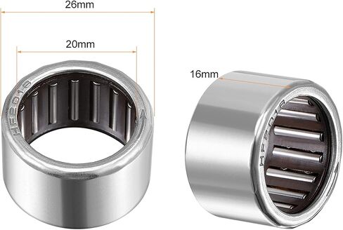 uxcell Needle Roller Bearings, One Way Bearing, 12mm Bore 18mm OD 16mm Width in Saudi Arabia