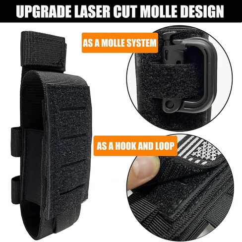 Tactical Seat Covers, Molle Seat Back Organizer, Tactical Molle Vehicle Panel for Car Seat Cover Protector (Black) in Kuwait