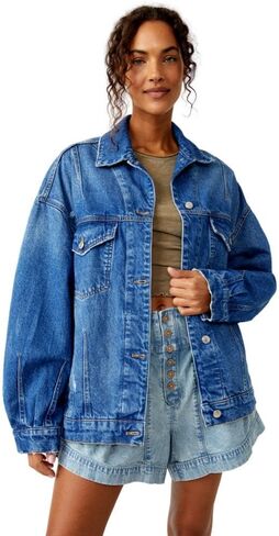 Free People Women's All in Denim Jacket in Saudi Arabia
