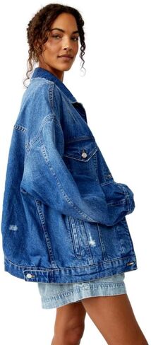 Free People Women's All in Denim Jacket in Saudi Arabia