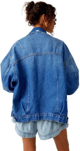 Free People Women's All in Denim Jacket in Saudi Arabia