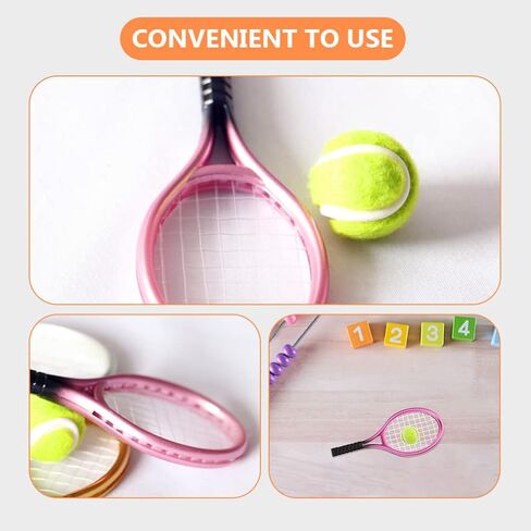 STOBOK Kids Toys ألعاب صغيرة مجموعة كرة الريشة، مجموعة صغيرة 3 مجموعات، مجموعة تنس صغيرة، مضرب تنس مصغر، دعائم تصوير للتنس، مضرب تنس، مجموعة كرة الريشة الصغيرة، مجموعة كرة الريشة، ألعاب صغيرة in Saudi Arabia