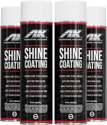 Advanced Kotings High Gloss Shine Coating Spray | Revives Dull Surfaces, UV Protectant, Vinyl, Rubber, Plastic, Easy Off-Road Clean-Up, ATV, UTV, Dirt Bikes & Surfaces | Net Weight 12oz - 24 Pack in Saudi Arabia