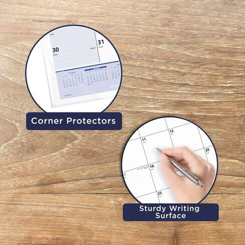 AT-A-GLANCE 2022 Desk Calendar by AT-A-GLANCE, Monthly Desk Pad, 22" x 17", Standard, QuickNotes (SK70000) in Saudi Arabia