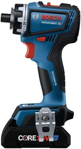 BOSCH GSR18V-800FCB24 مثقاب/مشغل 18 فولت مع نظام Flexiclick® 5 في 1 و(1) بطارية طاقة متقدمة CORE18V® 4 Ah in Saudi Arabia