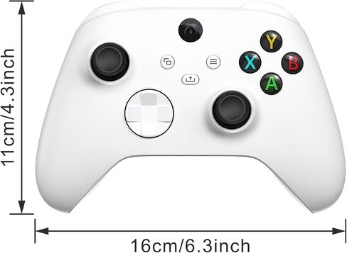 Wireless Controller 2.4GHZ Compatible with Xbox One X/S,Xbox Series X/S,PC Windows 7/8/10, Gaming Gamepad with 2.4GHZ Adapter/Share Button/3.5mm Headphone Jack(White) in Saudi Arabia