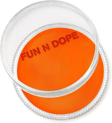 Fun N' Dope - Face Paint for Kids & Adults (Black Matte) - Professional Grade Water Based Non Toxic Body Paint - Face Painting for Halloween Makeup, Parties & Festivals - Sensitive Skin Safe in Kuwait