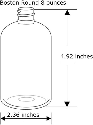 12 عبوة - 8 أونصة - زجاجات رذاذ بلاستيكية من آمبر بوسطن - بخاخ رذاذ ناعم وغطاء غبار للزيوت العطرية والعطور ومنتجات التنظيف in Kuwait