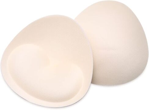 Andy's Orchids Removable Bra Pads Inserts, 3 Pairs Women's Push Up Sticky Bra Cups, Self-Adhesive Breathable Lift Breast Pads, Comfy Sports Sponge Foam Bra Pads for Swimsuits Dresses Bikini Top in Saudi Arabia