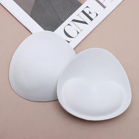 Andy's Orchids Removable Bra Pads Inserts, 3 Pairs Women's Push Up Sticky Bra Cups, Self-Adhesive Breathable Lift Breast Pads, Comfy Sports Sponge Foam Bra Pads for Swimsuits Dresses Bikini Top in Saudi Arabia