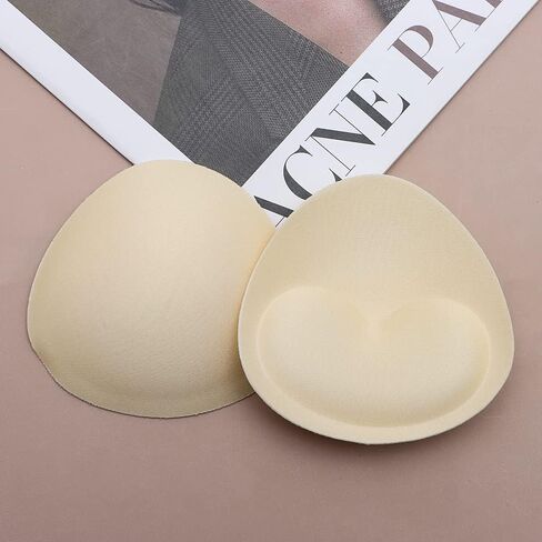 Andy's Orchids Removable Bra Pads Inserts, 3 Pairs Women's Push Up Sticky Bra Cups, Self-Adhesive Breathable Lift Breast Pads, Comfy Sports Sponge Foam Bra Pads for Swimsuits Dresses Bikini Top in Saudi Arabia