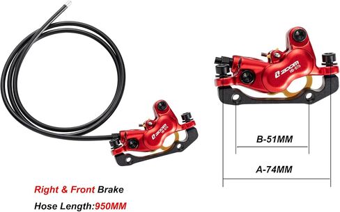 Zoom H876E Ebike Hydraulic Brake，Hydraulic Brake for Ebike Cut Off Power Off Hydraulic Brake for Ebike，2-pin Cut Off Brake for E- Bike ，Scooter and Motorcycle in Saudi Arabia