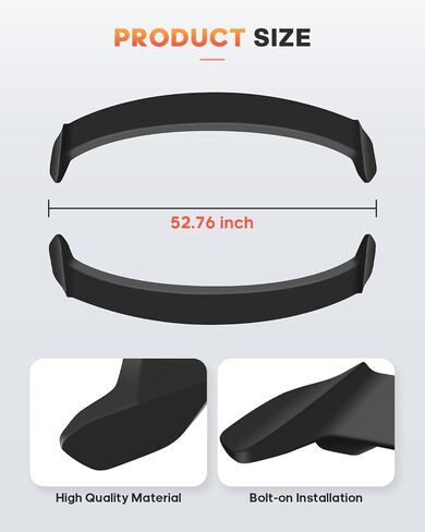 FINDAUTO ABS Rear Trunk Spoiler Wing with 3rd Brake Light SI Style Fits for 2012-2015 for Honda Civic Sedan Trunk Lip Spoiler in Saudi Arabia