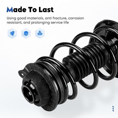 Front Pair Struts w/Coil Spring Assembly Shock Absorber Compatible with Dodge Dart 2013-2016, Replace for 272641 272642 in Saudi Arabia