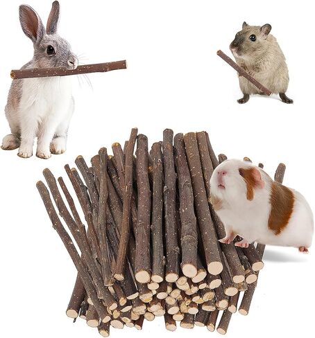 300 جرام من عصي التفاح، حلوى المولي، ألعاب الأرانب، ألعاب خنزير غينيا، ألعاب الأرنب، ألعاب المضغ الخشبية الطبيعية للأسنان، حلوى الأرانب، شينشيلا، الفئران، الهامستر، الجربوع، أعواد لعبة، وجبات خفيفة للحيوانات الأليفة in Kuwait