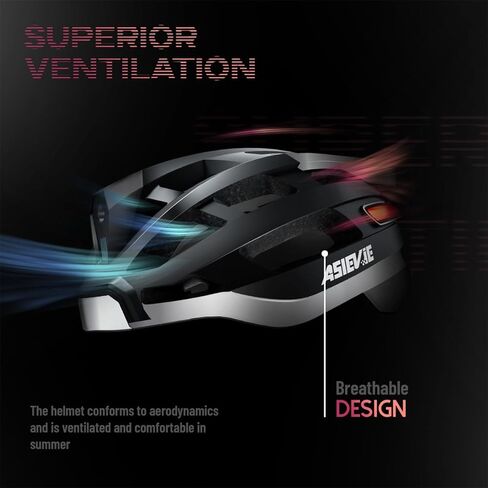 Smart Bike Helmet with Bluetooth, LED Headlight, Turn Signals, and Noise-Cancelling Headphones - IPX5 Waterproof, Long Battery Life in Kuwait