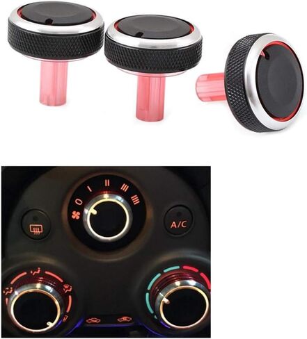 3 قطع AC سيارة تكييف الهواء التحكم في الحرارة مقبض مفتاح التشغيل لنيسان نيو صني مارس in Kuwait