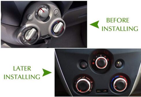 3 قطع AC سيارة تكييف الهواء التحكم في الحرارة مقبض مفتاح التشغيل لنيسان نيو صني مارس in Kuwait