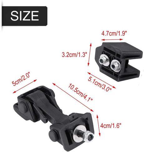 Hood Lock Catch, 55176636AD 55395652AC Black Aluminum Hood Latches Latch Locking Hood Catch Kit for Jeep Wrangler TJ 1997-2006 in Saudi Arabia