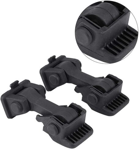 Hood Lock Catch, 55176636AD 55395652AC Black Aluminum Hood Latches Latch Locking Hood Catch Kit for Jeep Wrangler TJ 1997-2006 in Saudi Arabia