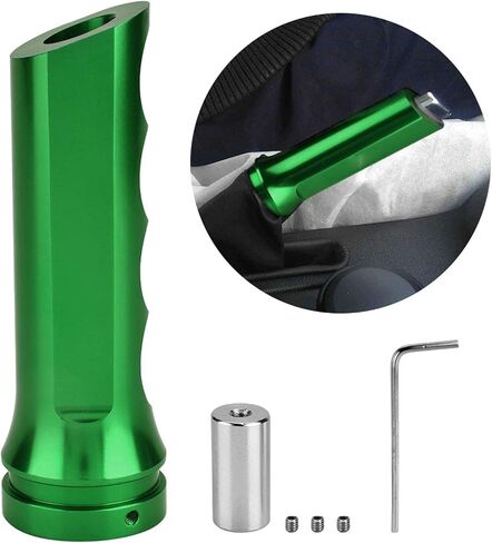 غطاء فرامل اليد، غطاء فرامل اليد من الألومنيوم للسيارات العالمية، واقي فرامل اليد (أخضر) in Kuwait