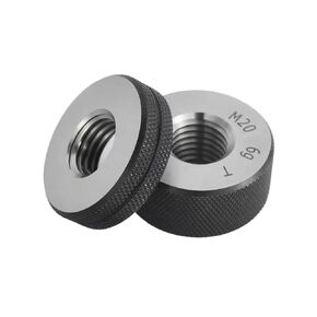 M15-M40*2 1SET(1*GO+1*NOGO)6G Metric Fine Tooth Thread Ring Gauge Accuracy Measure Tool(M39*2-6G) in Saudi Arabia