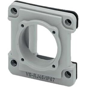 1689080، إطار تركيب لوحة RJ45، للاستخدام مع فتحة اللوحة المربعة ذات المقبس المعياري in Kuwait