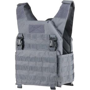 Lancer Tactical Lightweight Adaptive Recon Airsoft Tactical Vest - (Grey) in Kuwait