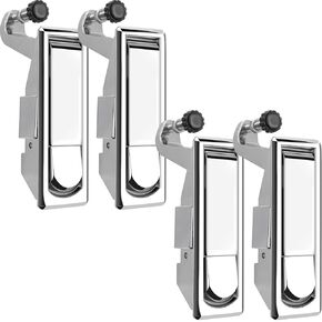 قفل مزلاج الضغط، قطعتان من مزلاج الزناد المتدفق من سبائك الزنك، زر ضغط رافعة قابلة للتعديل تعمل يدويًا من أجل فتحات القوارب البحرية وخزانات العبوات الكهربائية، عبوتان (3.4 بوصة × 1 بوصة) in Kuwait