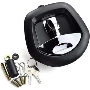 Heavy Duty Paddle Lock Truck Folding Handle RV Lock Whale Tail Lock 1Pcs(Silver) in Saudi Arabia