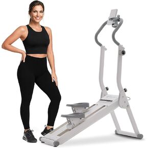 جهاز ستاير مغناطيسي مطور للمنزل، 16 مستوى مقاومة قابلة للتعديل تصل إلى 77 رطلاً، مع حامل أكواب وتطبيق بلوتوث، متسلق القلب المدمج القابل للطي، سعة 350 رطلًا in Kuwait