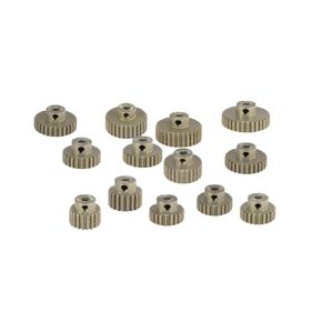 M0.6 3.175 مللي متر 7075 ترس المحرك من سبائك الألومنيوم 13T 14T 17T 19T 20T 22T 26T 28T 30T 33T ترس معدني 1/10 RC قطع غيار السيارات 1 قطعة ﻿(4 قطعة 24T 25T 26T 27T) in Kuwait