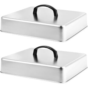 غطاء مستطيل مستطيل ، غطاء غطاء شواء من الفولاذ المقاوم للصدأ للطهي في الهواء الطلق ، 13 "(ل) × 11.2" in Kuwait