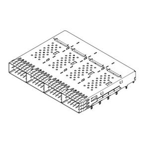 Molex/Waldom, 100017-7242, zQSFP 1-by-4 Cage Assembly with Spring Fingers Cl (10 Item/s) in Kuwait