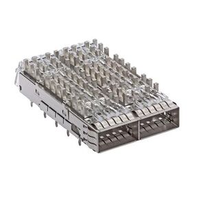 Molex/Waldom، 100015-1445، مجموعة قفص zQSFP+ 1x2 بأصابع زنبركية - الجزء العلوي مفتوح - بدون دبابيس خلفية - مشتت حراري شبكي - أنبوبان للضوء. (4 عناصر/عناصر) in Kuwait