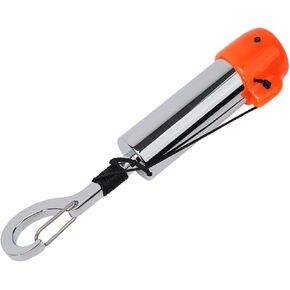 Scuba Diving Signal Shaker Stainless Steel Underwater Rattle Noise Maker with Protective Cover Audible for Marine Sports 123mm or 152mm Silver Green Orange(A) in Kuwait